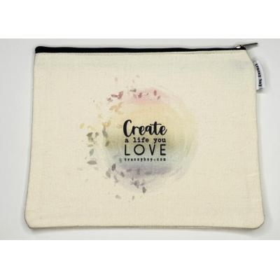 Tracey Hey Canvas Zip Pouch
